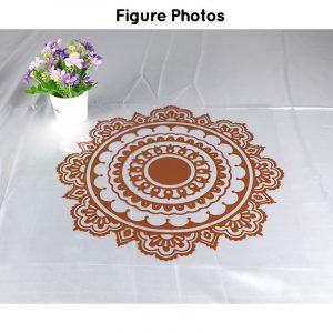 Autocollant Mural Mandala indien en vinyle tiquette bouddhiste exquise pour salon Namaste papier peint d coratif 2