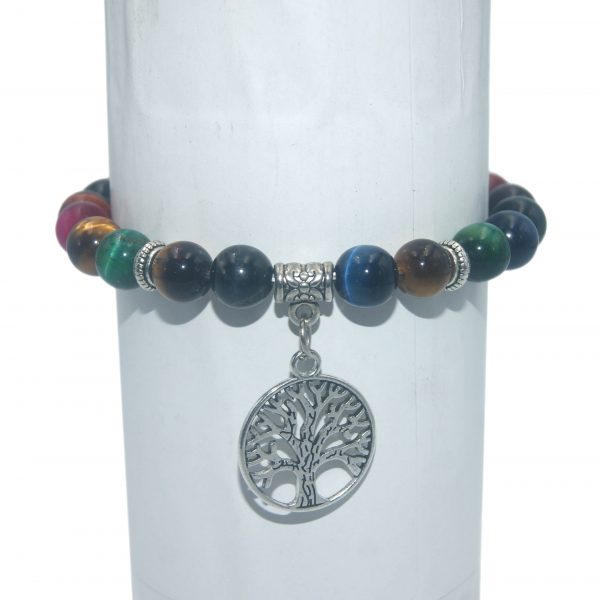 Bracelets en pierre naturelle Lapis lazuli perles d arbre de vie agate turquoise il de tigre 1