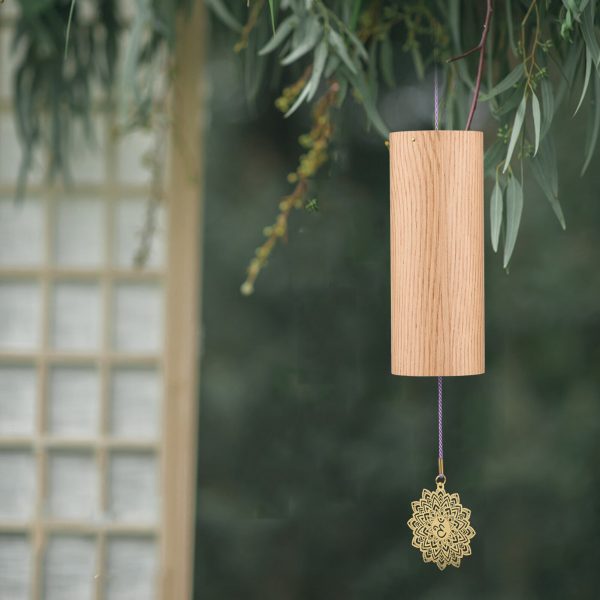 Carillons Chakra en bambou naturel carillon de m ditation pour l ext rieur jardin Patio d 7
