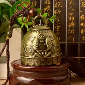 Cloche en cuivre Feng shui bouddhiste cloche vent religieux d coration suspendue de maison bouddha b 2