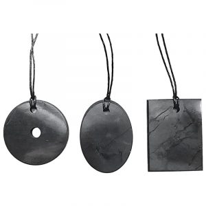 Collier avec pendentif en pierre de Style signe du zodiaque collier de Protection Karelia Shungite EMP