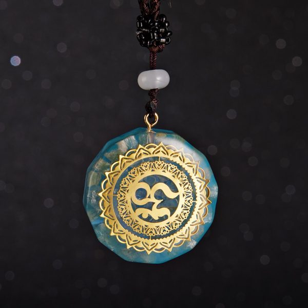 Collier pendentif Orgonite avec g n rateur d nergie amulette 7 Chakras quilibre de m ditation 2