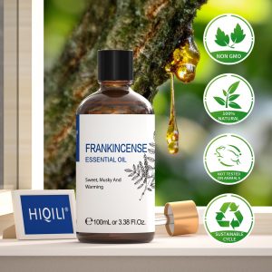 HIQILI Huiles essentielles d encens 100ML 100 pures nature pour l aromath rapie Utilisez Diffuseur Humidificateur 2