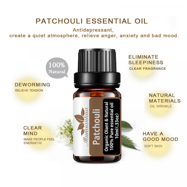 L huile Essentielle De Patchouli Spa Huiles Esenciales Humidificador Diffuseur D Huile Essentielle Par Humificador Aromaterapia 2