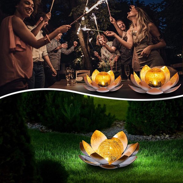 Lampe Led solaire flottante en forme de Lotus luminaire d coratif d int rieur id al 1
