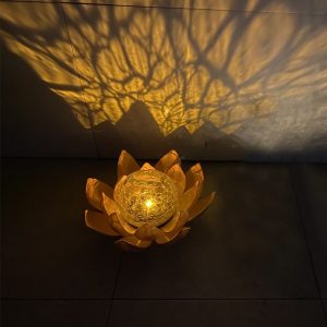 Lampe Led solaire flottante en forme de Lotus luminaire d coratif d int rieur id al 3