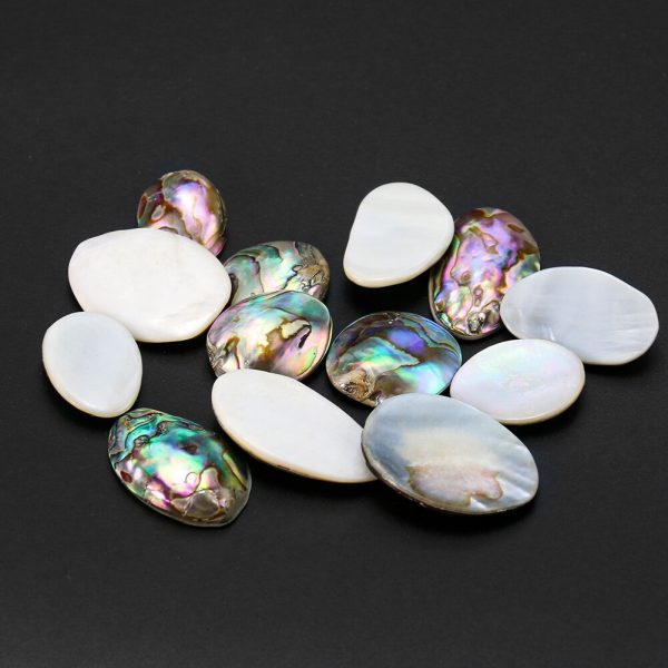 Pendentif en coquillage d ormeau color naturel pour la fabrication de bijoux boucles d oreilles accessoires 2