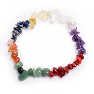 SEDmart Bracelet en pierres naturelles irr guli res des 7 chakras perles en cristal la mode 1
